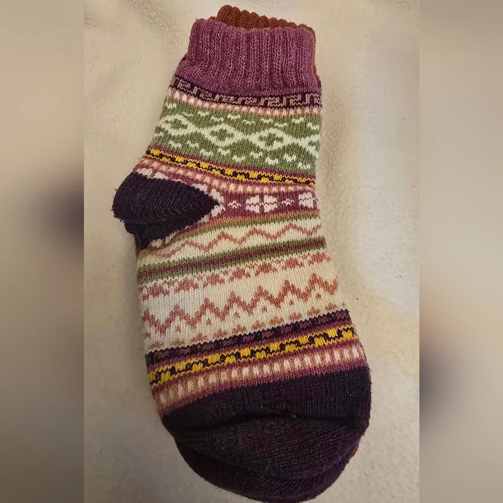 Vibrant Multicolor Patterned Womens Socks